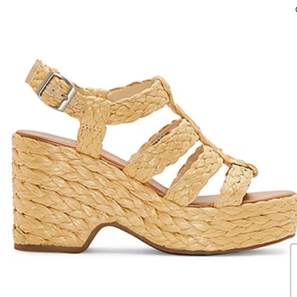 a.n.a Shoes - ana Womens Merlin Wedge Sandal 8.5M Ankle Strap Espadrille Open Toe Summer New